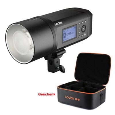 Bowens Riflettore Godox ad600bm 2.4g HSS Flash Strobo con batteria cb-09 VALIGIA 