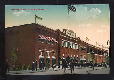 Boston Massachusetts Red Sox Baseball Stadium Fenway Park Postcard Copy