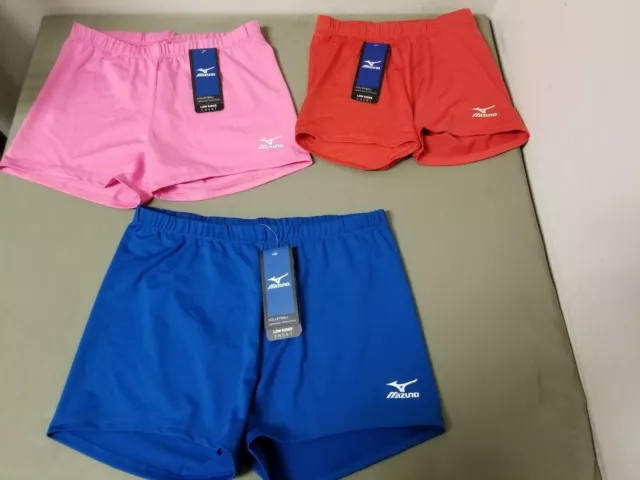 Mizuno Womens Green Core Low Rider Volleyball Shorts Size L, XL
