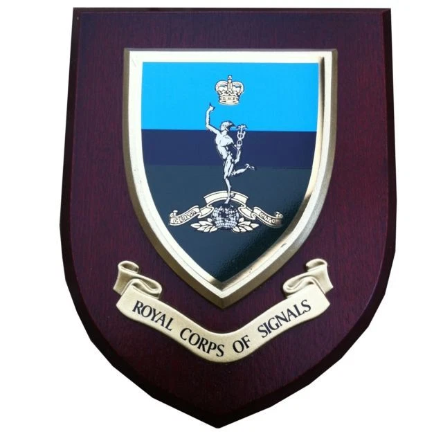 ROYAL CORPS OF Signals Wall Plaque UK Made for MOD Regimental Military