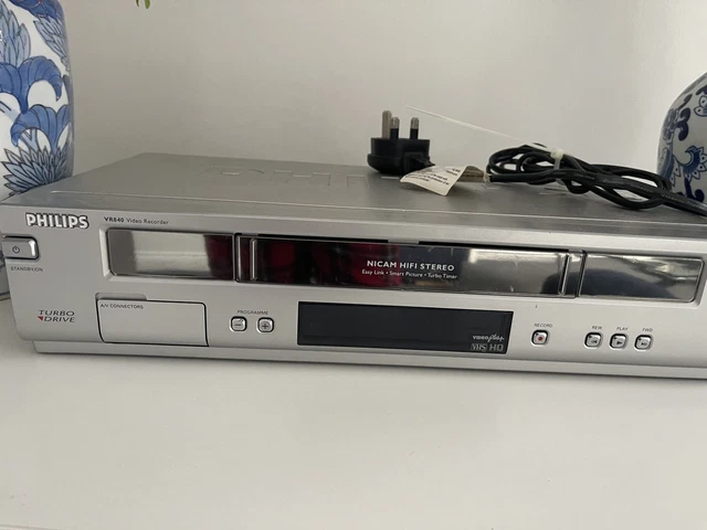Magnétoscope Philips VR 805 VHS-HQ PAL Nicam – Testé + Télécommande + Câble