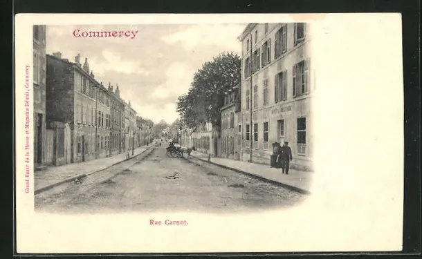 CPA Commercy, Rue Carnot, vue de la rue