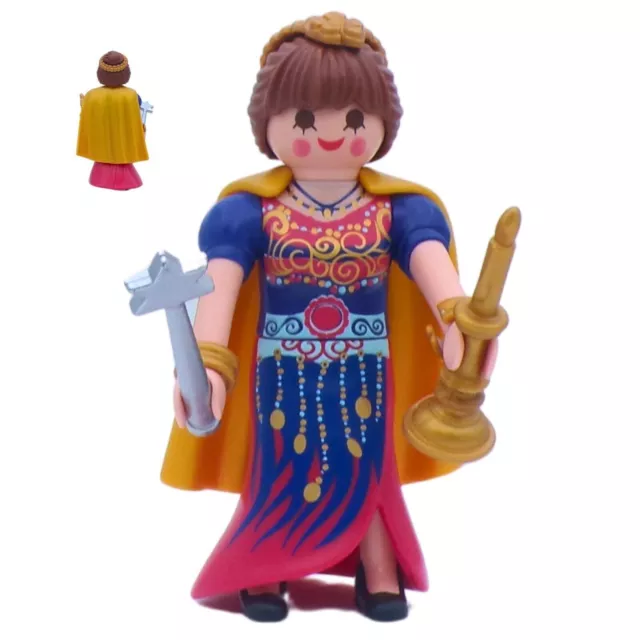 Playmobil-Figur Frau mit Kleid und Hexenkerze