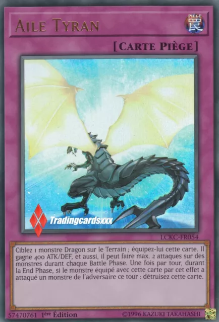 ♦Yu-Gi-Oh!♦ Aile Tyran (Tyrant Wing - Croc Critias) : LCKC-FR054 -VF/Ultra Rare-