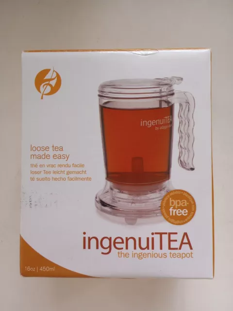 Adagio Teas IngenuiTEA Ingenious Teapot 16 oz New In Open Box