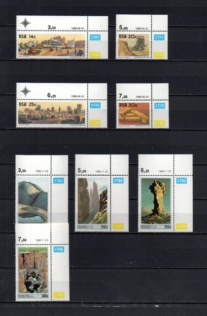 Briefmarken Sätze   Südafrika 1986 postfr.    s. Scan