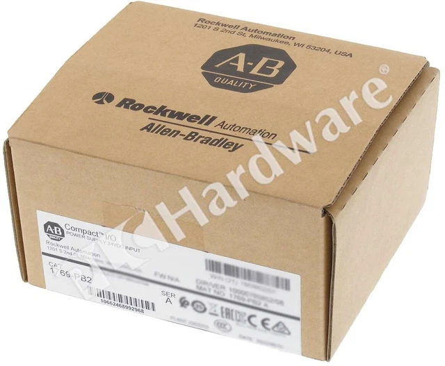 Surplus Sealed Allen Bradley 1769-PB2 /A 2022 CompactLogix 24VDC Power Supply