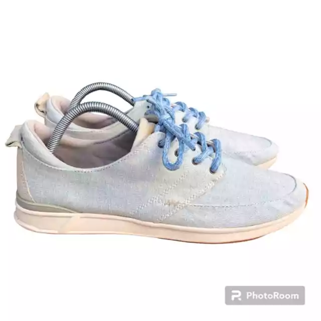 Reef Womens Sneakers Shoes size 11 RF008326 Reef Rover Low TX Sand Light Blue