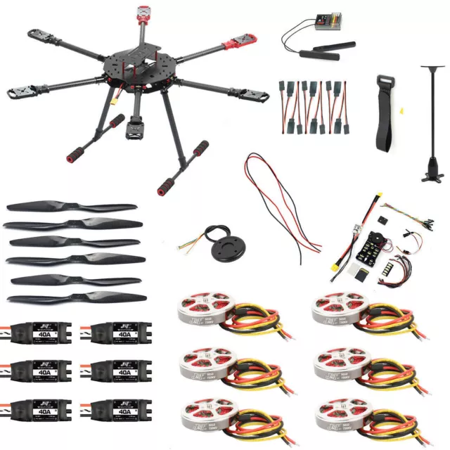 JMT Saker675 675mm Folding Hexacopter PNP BNF with APM2.8/PIX2.4.8 FC 1255 Props