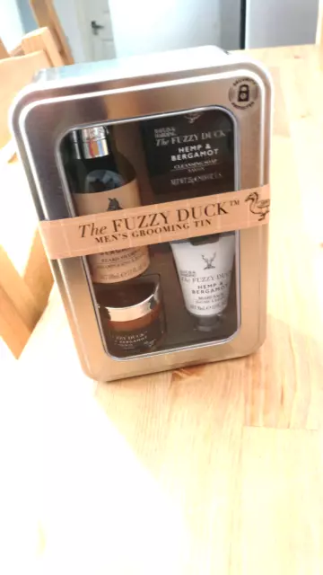 Baylis & Harding The Fuzzy Duck Herren Hanf & Bergamotte Luxus Pflege Blech Geschenk