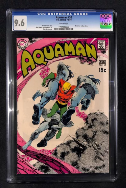 Aquaman #52 CGC 9.6 Neal Adams & Aparo - Nick Cardy Cover DC Comics 1970 (XO)114