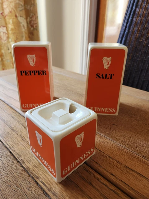 Vintage Guinness Condiment Set. Rare