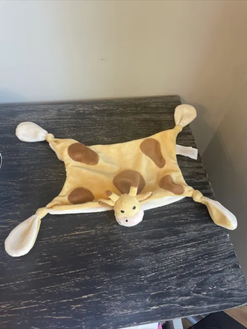 Jojo Maman bebe giraffe comforter blankie blanket soft huggy toy