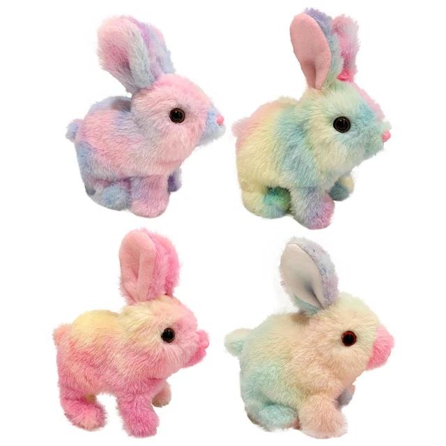 Walking Bunny Stuffed Animal Speaking Animal Plush Toy Talking Interactive Toys
