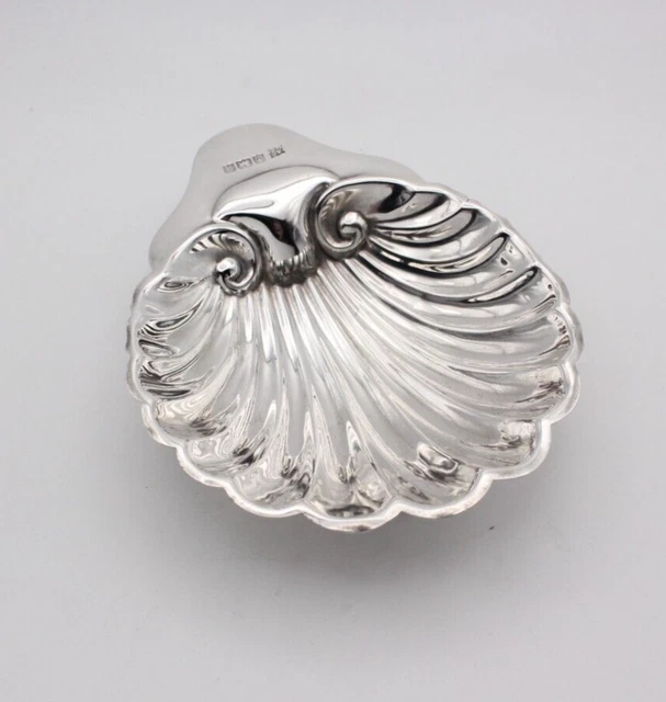 Sterling Silver Shell Dish Birmingham 1909 by Alexander Clark lovely condition.