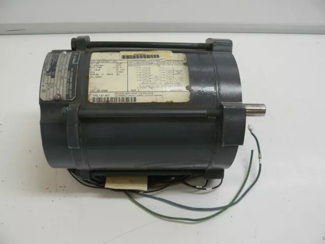 Ge Motors 5K32Nn118X Ac Motor 1/3 Hp 1725 Rpm 3 Phase 230/480 Volt 1.2/5 Amp