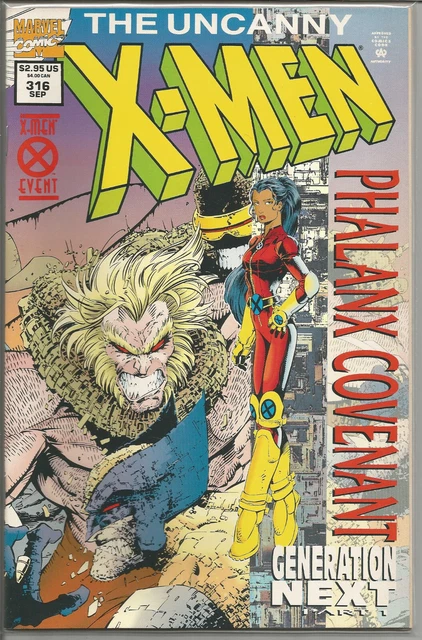 The Uncanny X-Men #316 (1994, Marvel/Direct) Monet St. Croix NM-M FREE Shipping!