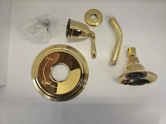 Kohler T396-4-PB Devonshire Shower Faucet Trim With Lever Handle, Polished Brass