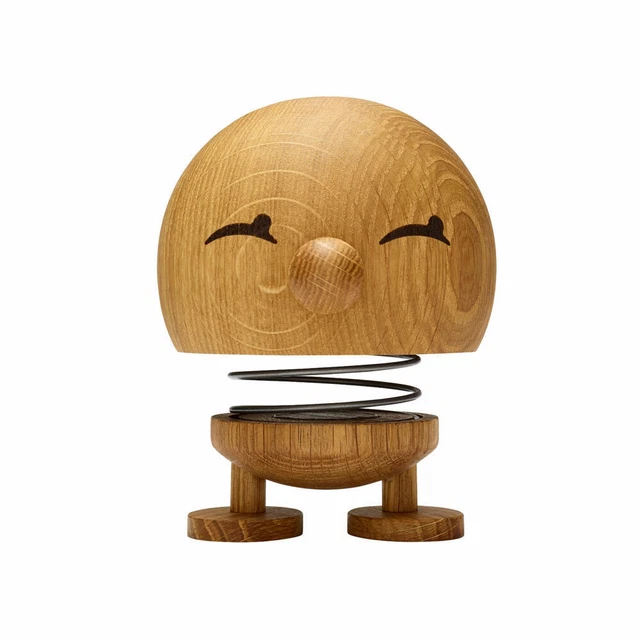 Figurine Hoptimist Bumble M En Chêne Brut - Figurine à Secouer En Bois (Neuf, Modèle 27552)
