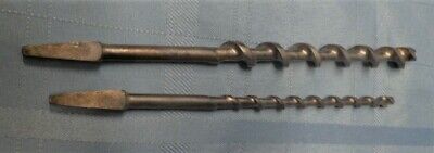 PAIR OF VINTAGE KEEN KUTTER AUGER BITS #5 and #8