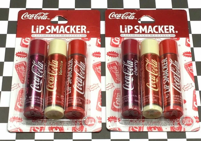 2x Coca-Cola Cherry Vanilla Classic Coke Flavored Lip Balm / 3 Pack = 6 Tubes