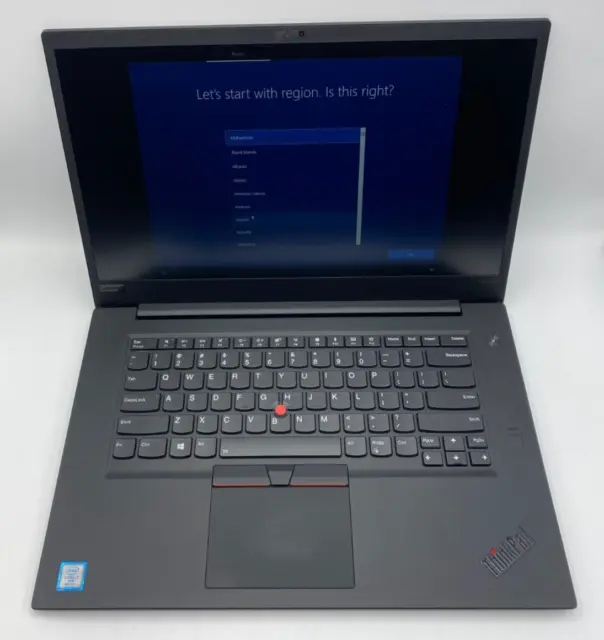 Lenovo ThinkPad X1 Extreme i7-8850H 64GB RAM 1TB SSD 15.6" GTX 1050