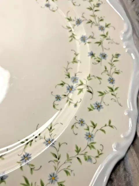 Pair of Lovely Royal Albert Bone China Dinner Plates in the "Caroline" Pattern 3