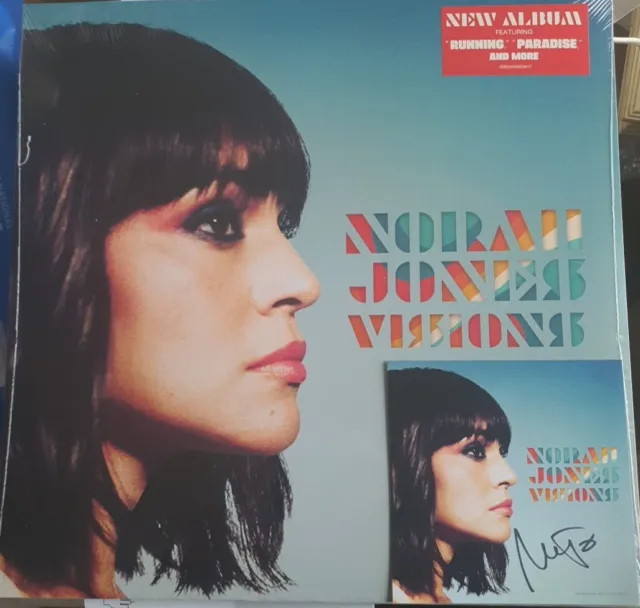 Norah Jones - Visions - Teal Coloured Vinyl Lp Limited + Hand Signed Card 2024