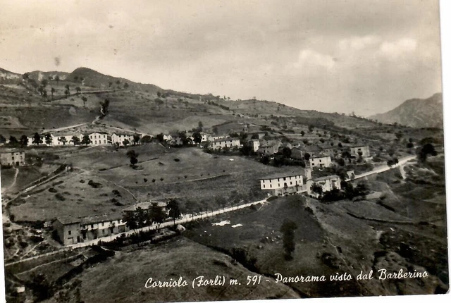 CORNIOLO - Forlì - Panorama visto da BARBERINO -  Viaggiata '53