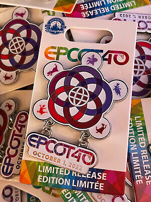 Walt Disney World Parks 2022 Epcot 40th Anniversary Figment Day Of LR Pin