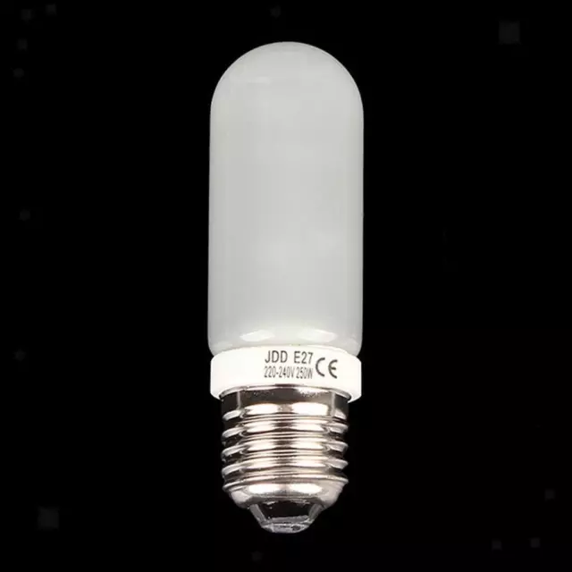 220V-240V Halogen JDD Type Tubular Medium E27 Bulb Lamp, Frosted, 250-Watt