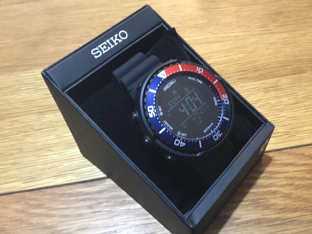 SEIKO DIGITAL PROSPEX Tuna SBEP003 Pepsi EUR 399,34 - PicClick IT