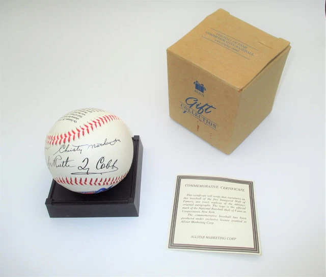 1936 Baseball Hall Of Fame First Election  Babe Ruth Ty Cobb