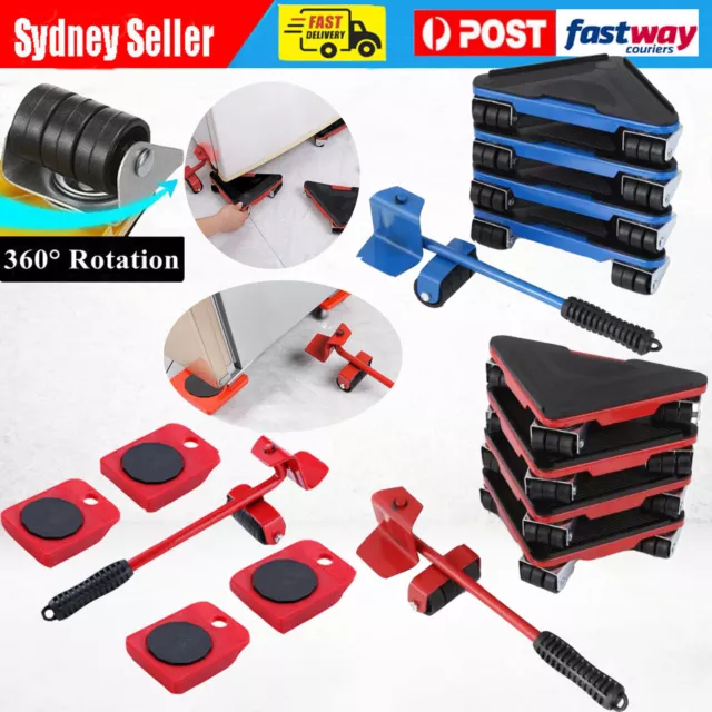 Heavy Furniture Moving System Lifter Kit with 4Pcs Slider Pad