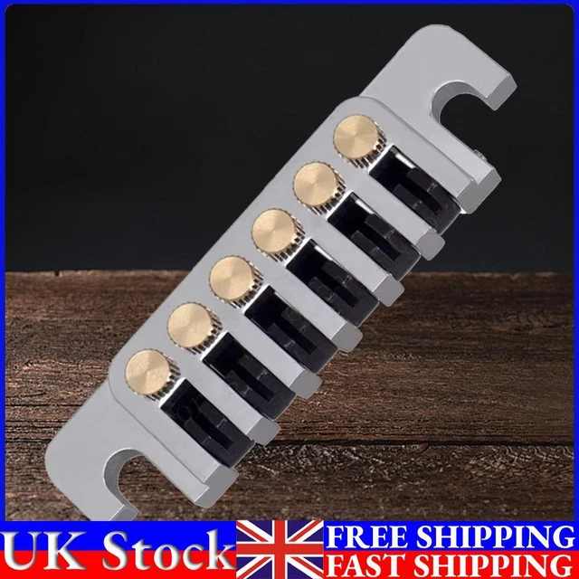 Bridge and Tailpiece Set with Studs and Inserts for LP SG ES EPI Electric Guitar
