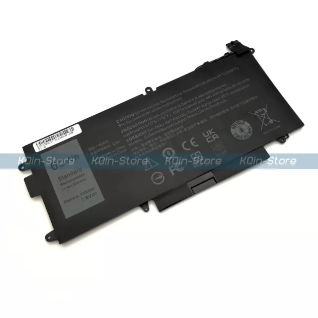 New K5XWW 60Wh Battery for Dell Latitude 5289 7389 7390 2-in-1 0725KY 0CFX97