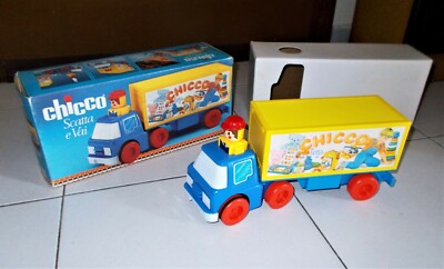 CHICCO SCATTA E VAI CONTAINER Artsan NUOVO mai usato Camion anni 70 