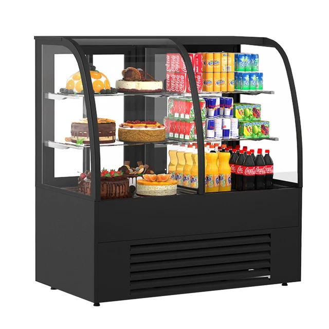 Kuchentheke - Self-Service - 1,4m - +4 ~+8 °C - 2 Ablagen | GGM Gastro