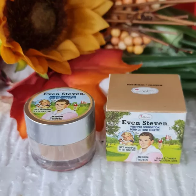 theBalm Even Steven Whipped Foundation Make-Up MEDIUM.MOYEN  13,4ml .NEU