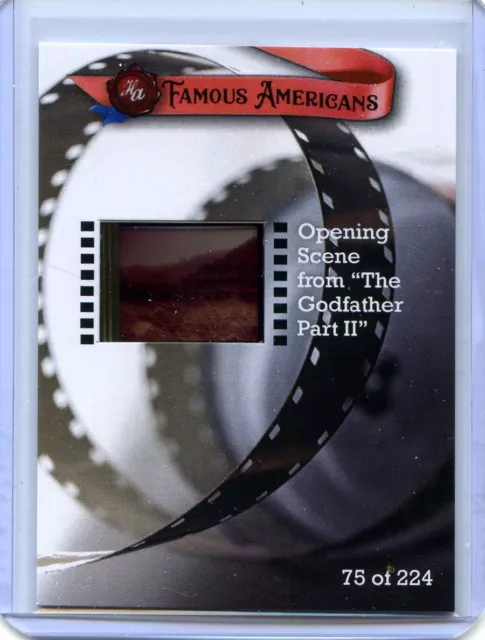 2021 Ha Famous Americans - Opening Scene - The Godfather Part 2 35Mm Film Relic