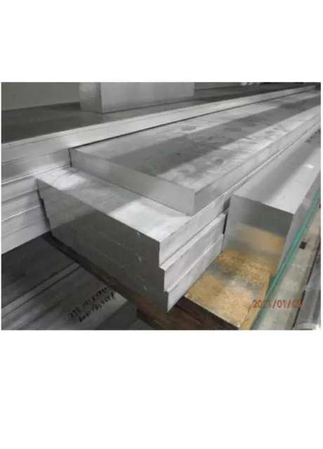 Aluminium Flat Bar Plate Strip 50mm Multiple Sizes and Lengths Grade 6082T6.