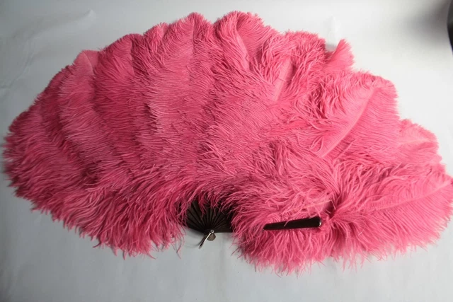 Ventaglio Piume Borsa Pochette Modello Clutch Arricchita Con Piume Marabù Verde Piume Rosse