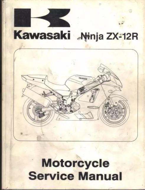 Kawasaki Zx-12R,Ninja Zx12R B1,2002 Original Factory Workshop Manual
