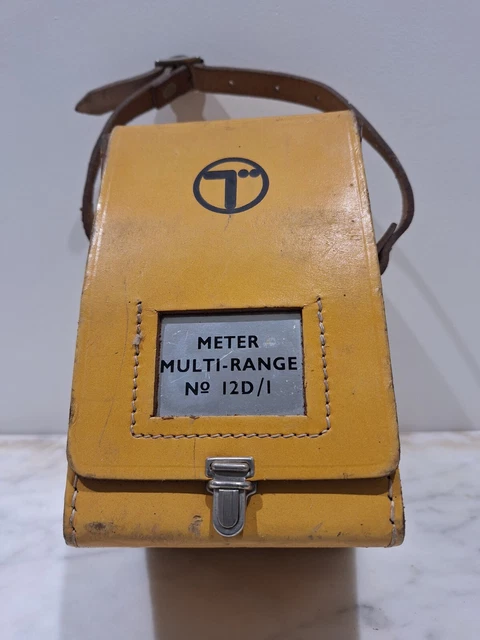 USED VINTAGE BT British Telecom Meter Multi Range MMR-12D Multimeter ...