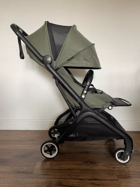 Bugaboo Butterfly Compact Folding Pushchair - Forest Green-Bumper Bar