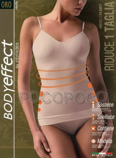 Top canotta da donna seamless Intimidea canottiera contenitiva modellante 211834