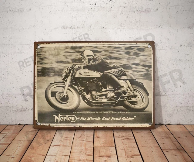 Plaque Métal Vintage Suzuki GSX1100 Katana - Enseigne Garage Moto Déco