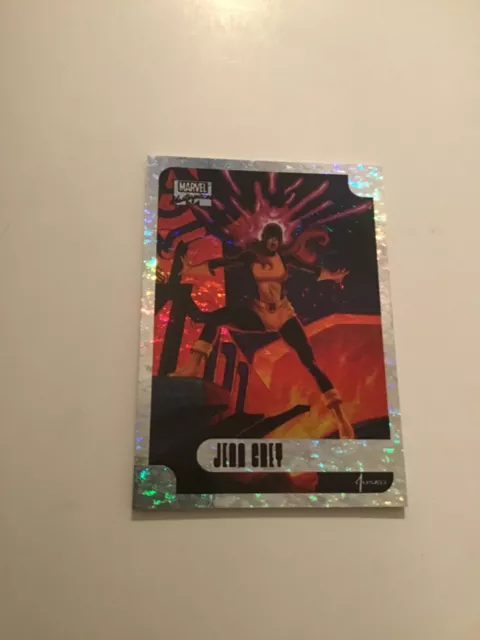 2016 Marvel Masterpieces Holofoil  SPECKLE #/99 Jean Grey Card 11 of 17