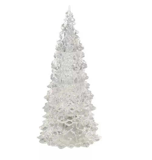 LED Deko Weihnachtsbaum 23cm Kunststoff  Farbwechsel Funktion batteriebetrieben