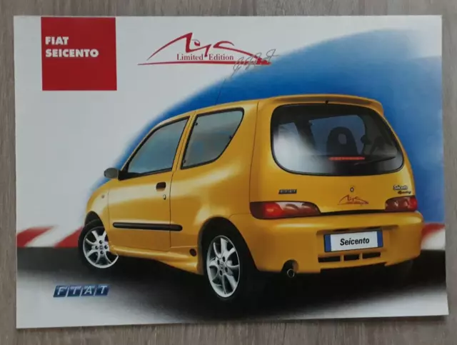 Fiat Seicento Sporting Brochure 2001 - Michael Schumacher Limited Edition